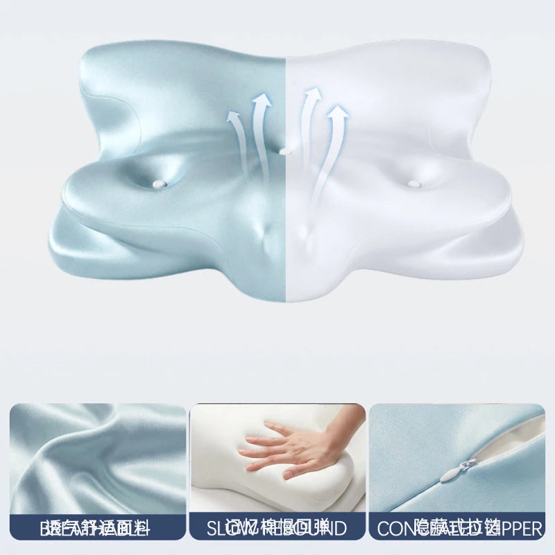 Cooling Pillow Ergonomic Pillow Cooling Neck Pillow That Actually Cools