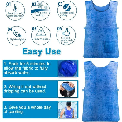 Cooling Vest Water Evaporative Cool Shirt