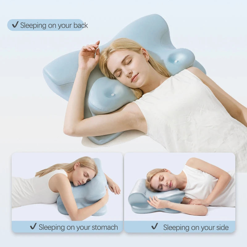 Cooling Pillow Ergonomic Pillow Cooling Neck Pillow That Actually Cools
