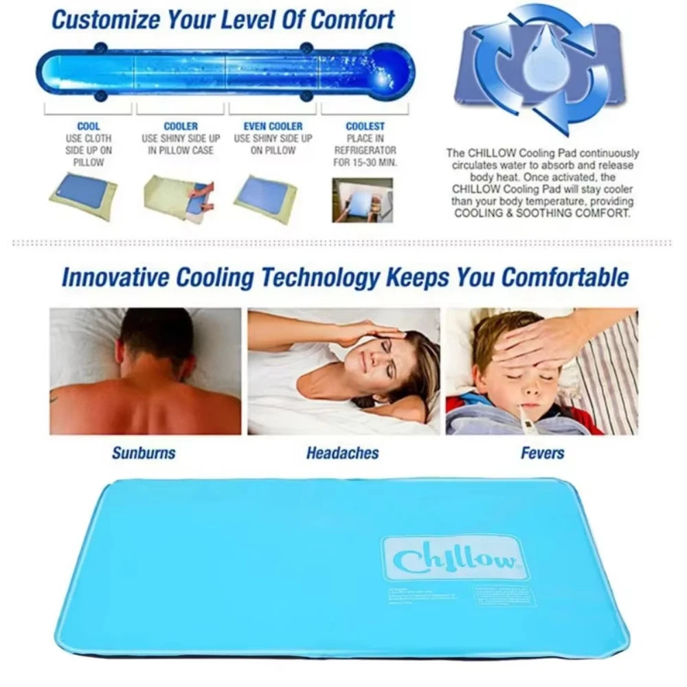 Cooling Pillow Gel Cooling Mat and Cooling Pillow Sleeping Pad