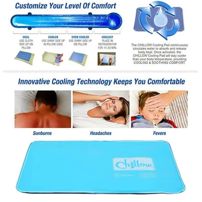 Cooling Pillow Gel Cooling Mat and Cooling Pillow Sleeping Pad