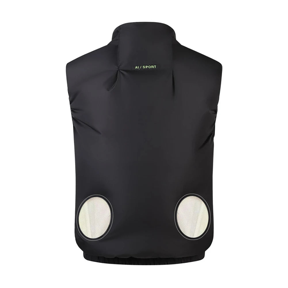 Cooling Vest Ice Fan Vest Heat Resistant Air Conditioner