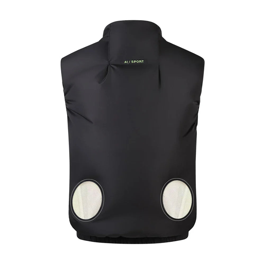 Cooling Vest Ice Fan Vest Heat Resistant Air Conditioner