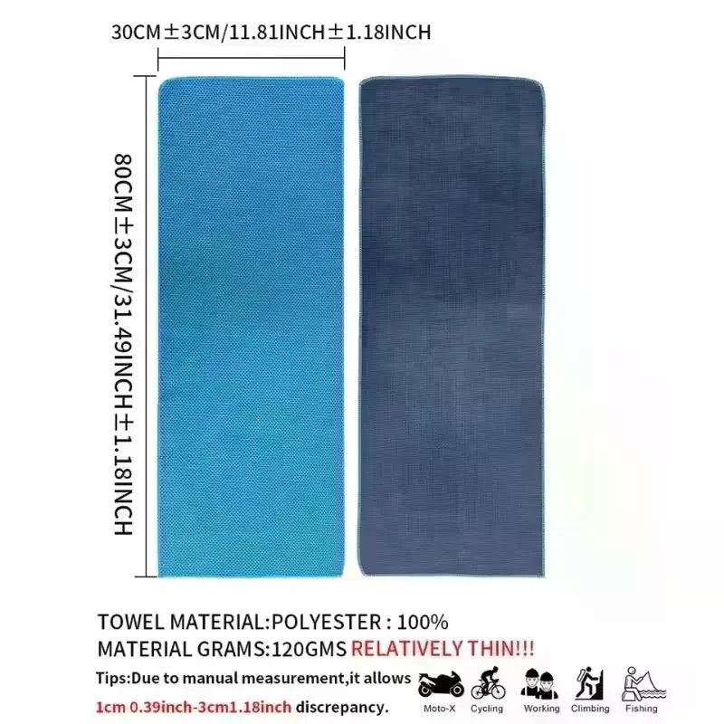 Cooling Towel Neck Wraps In Storage Box Chilly Pads