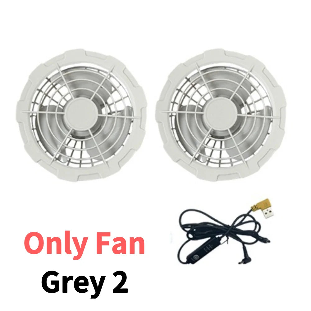 Cooling Vest Ice Fan Vest Heat Resistant Air Conditioner