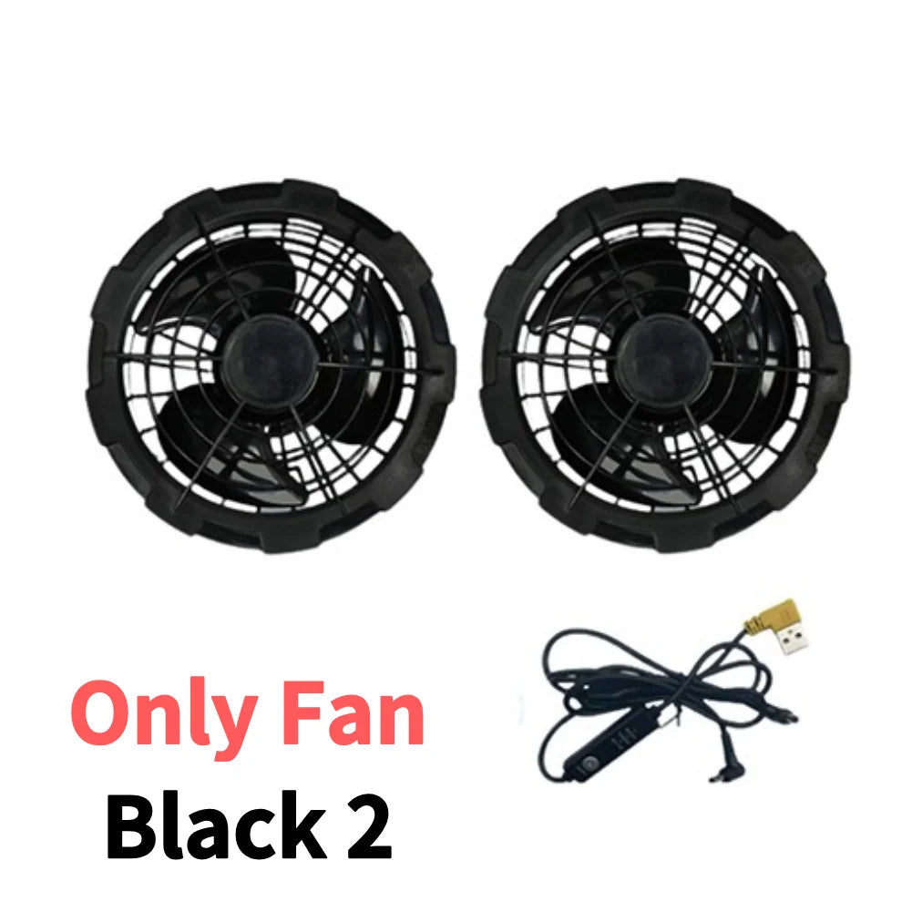 Cooling Vest Ice Fan Vest Heat Resistant Air Conditioner